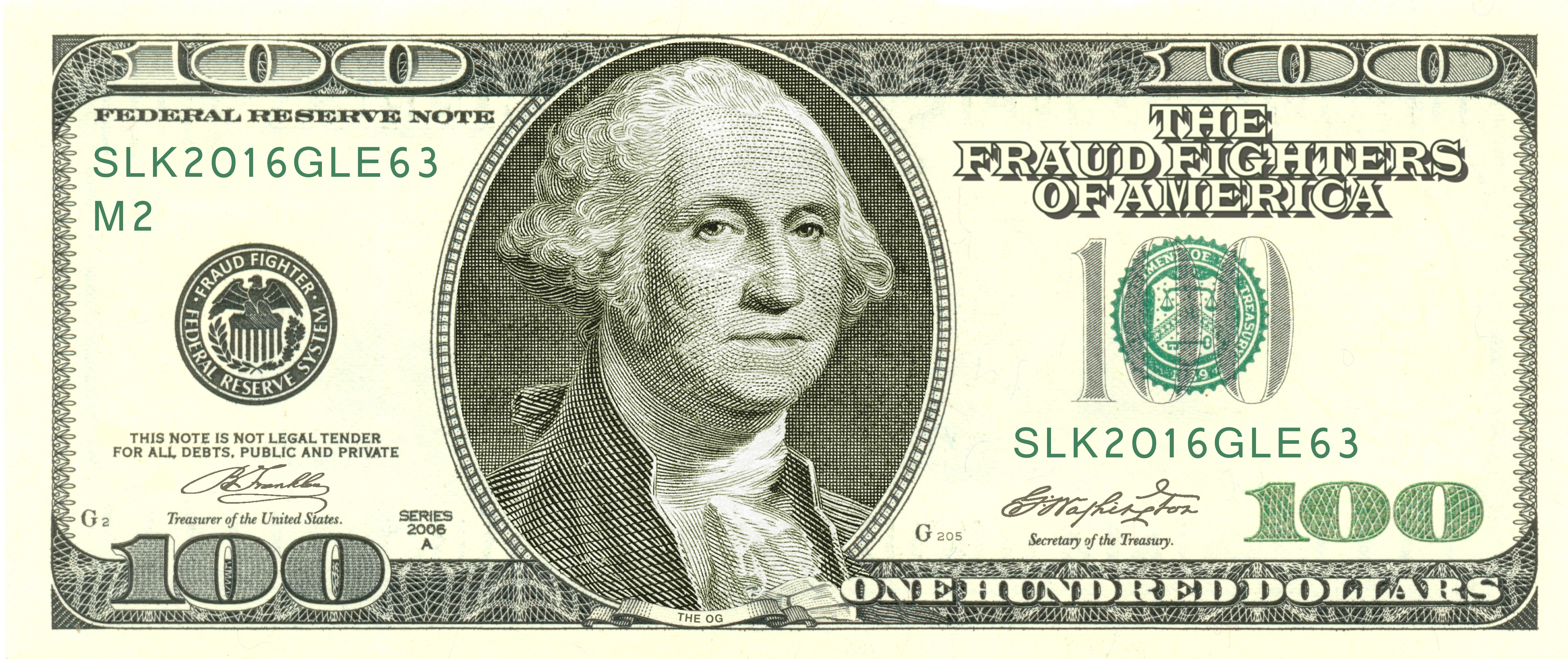 Джордж Вашингтон купюра 100