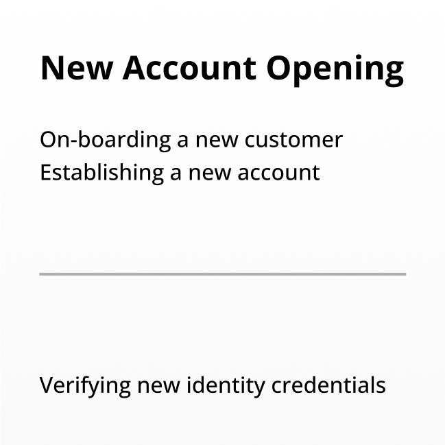 New Account Opening